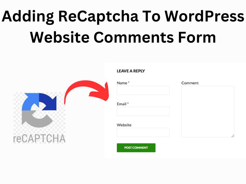 Adding Recaptcha to WordPress Website Comments Form Using Function