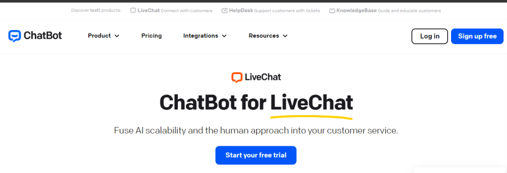 ChatBot For LiveChat Tool