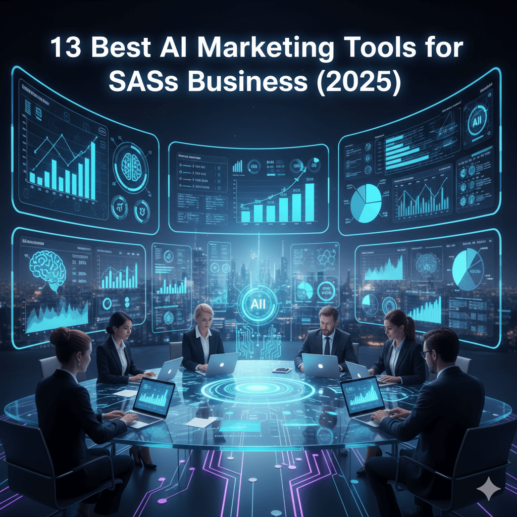 13 Best AI Marketing Tools for SaaS Business (2025)