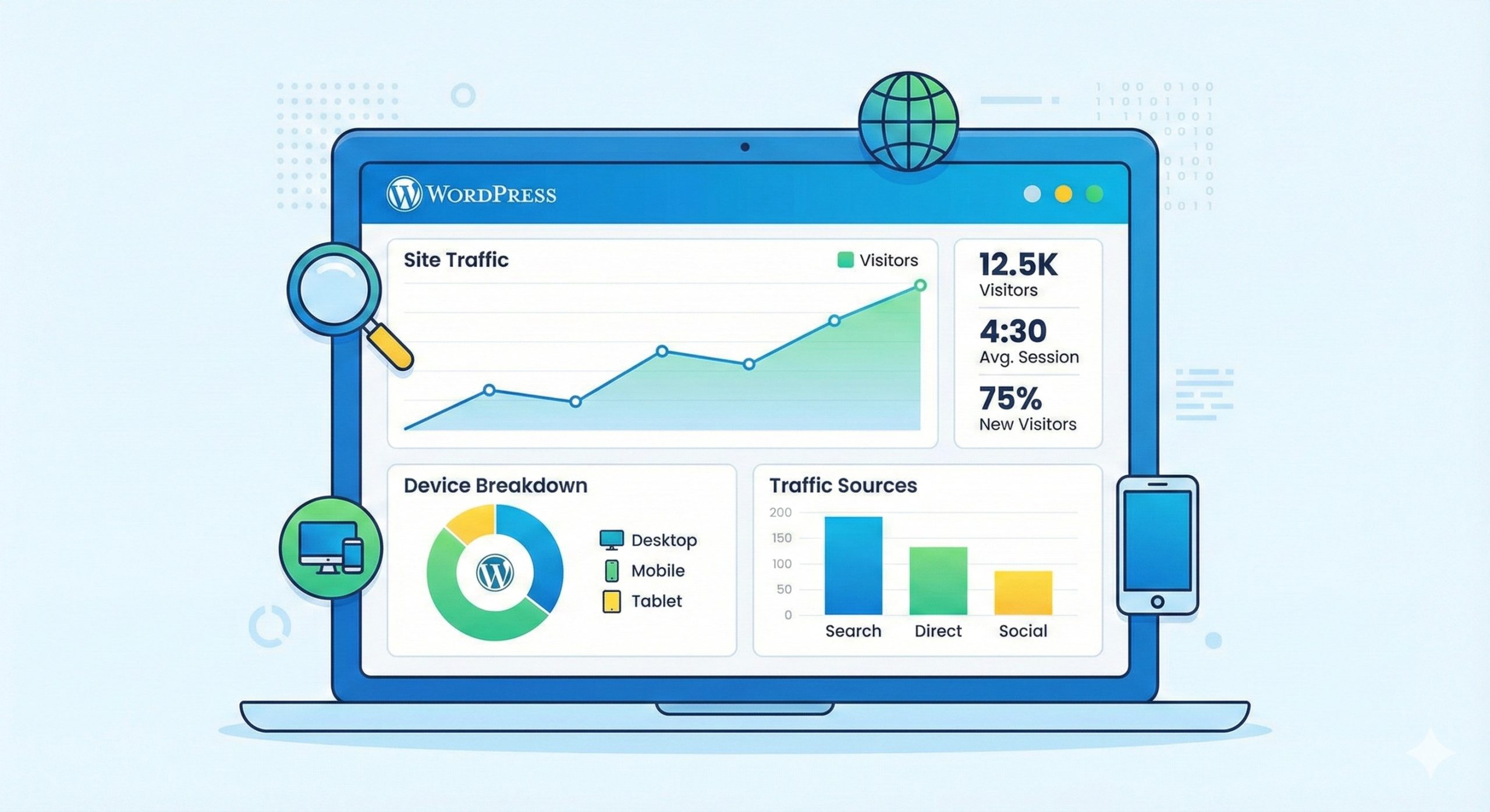 How to Track WordPress Site Traffic