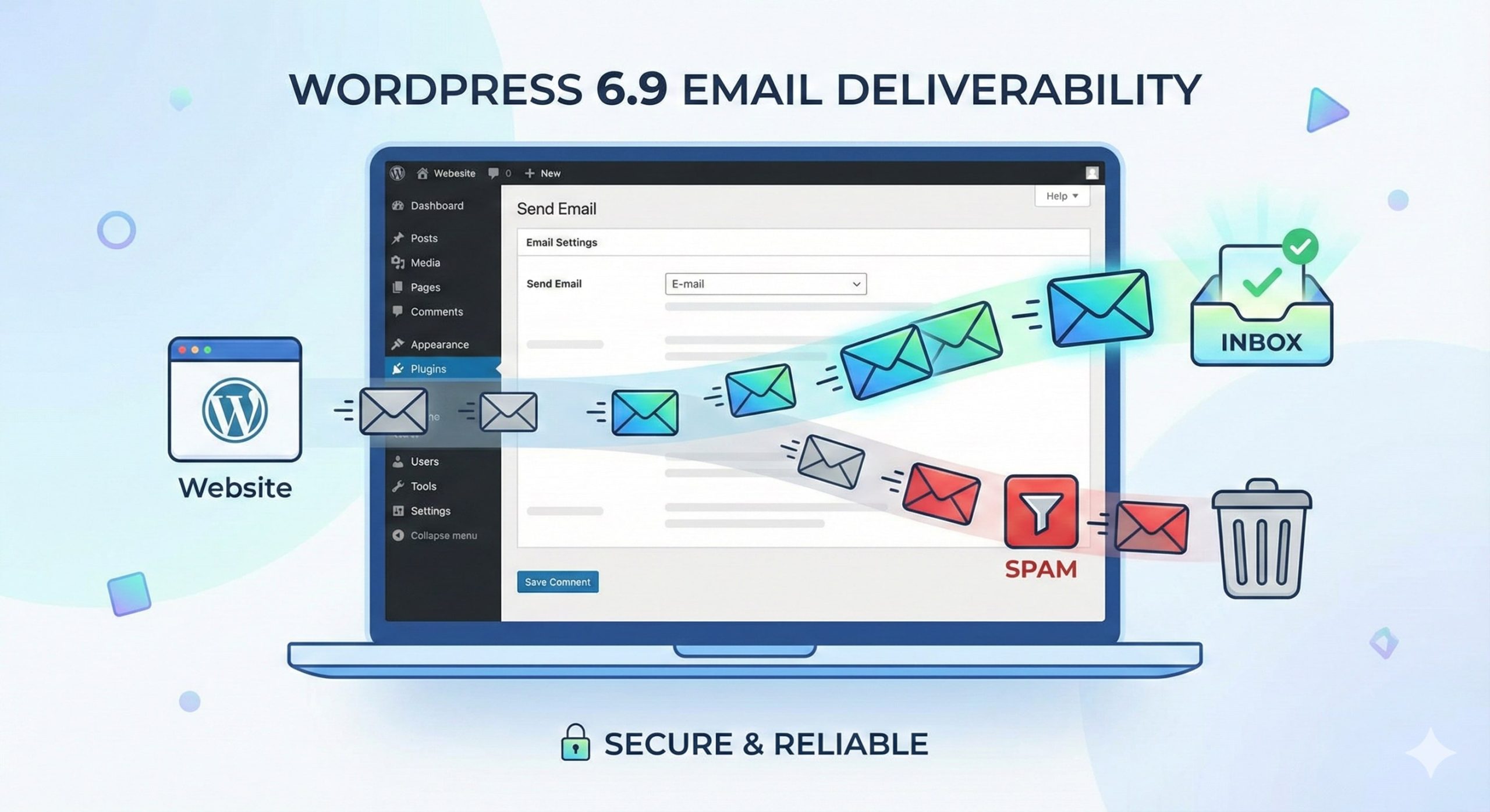WordPress 6.9 Email Not Sending