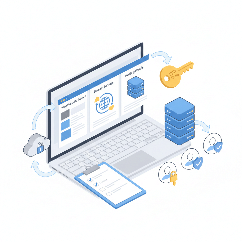 What to Do With an EPP Code, Website Files & Unlocked Domain